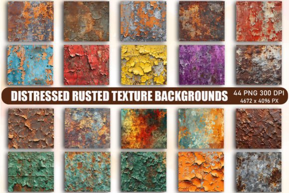 Distressed Rusted Texture Backgrounds: Adding Authentic Grit to Your Design Projects