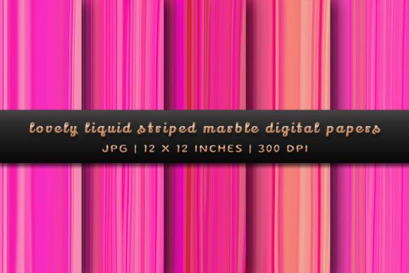 Elevate Your Visuals with Liquid Marble Stripes