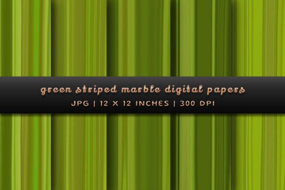 Green Striped Marble Backgrounds for Modern Design