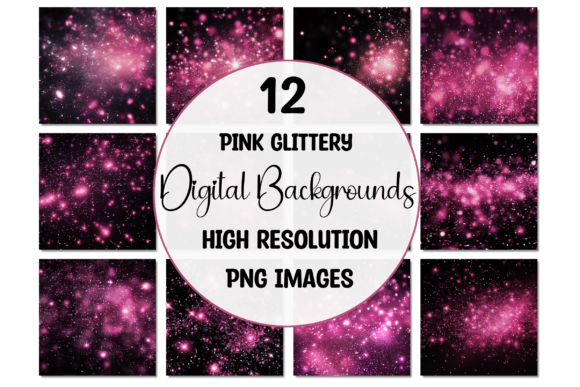 Sparkle Without the Mess: The Versatility of Pink Glittery Digital Backgrounds