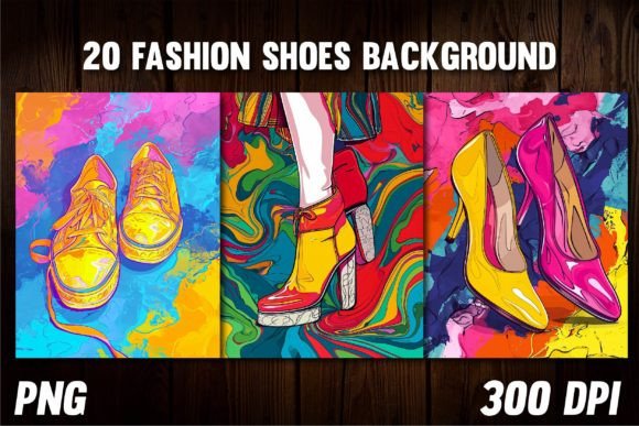 Styling Your Projects with Fashion Shoes Backgrounds for Covers