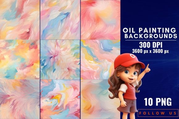 Transform Your Digital Canvas with Oil Painting Backgrounds