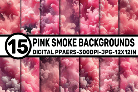Unleash Ethereal Creativity with Pink Smoke Backgrounds