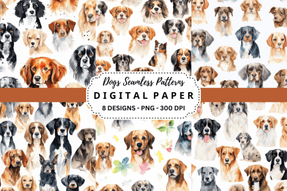 Unleashing Creativity with Dogs Seamless Patterns Backgrounds