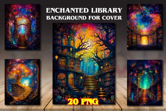 Unlock Fantasy Worlds: Using Enchanted Library Backgrounds