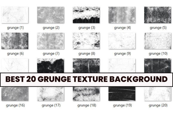 Unlocking Creative Depth with 20 Grunge Texture Backgrounds in One