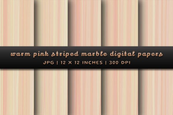 Warm Pink Striped Marble Backgrounds: A Designer's Secret Weapon